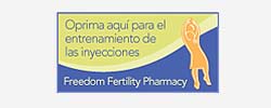 fertility medication injection instructions in Spanish